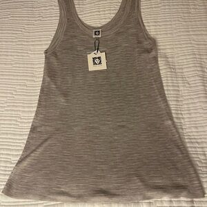 Anne Klein Latte/Anne White Tank Top. XL